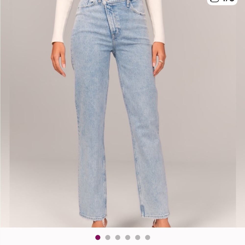 Abercrombie & Fitch 90s Straight Ultra High Rise Jeans